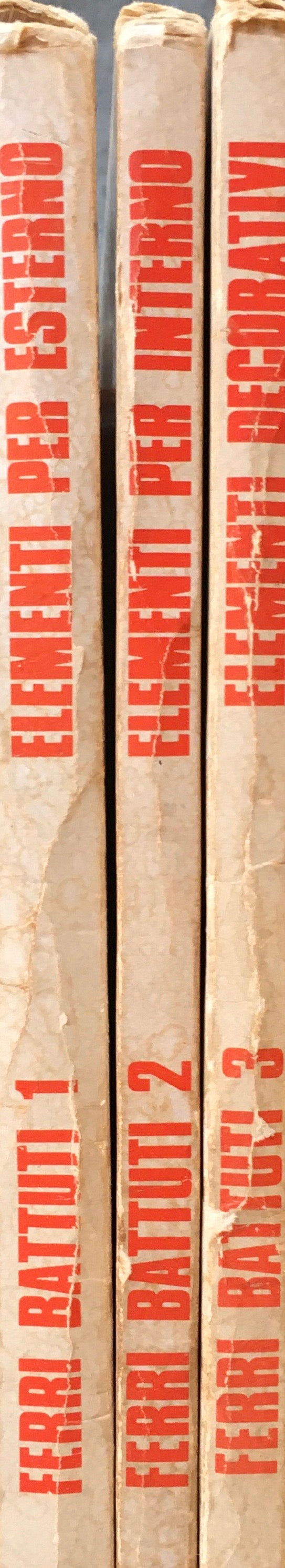 FERRI BATTUTI 1,2,3　Franco Batacchi junior　3冊セット