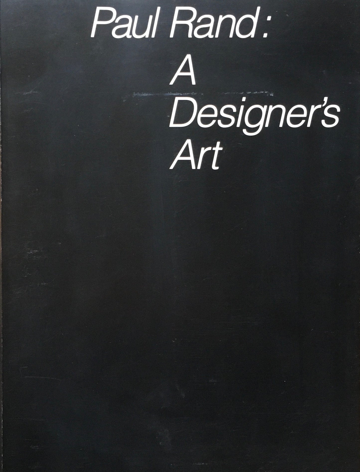 Paul Rand: A Designer’s Art 　Paul Rand　ポール・ランド