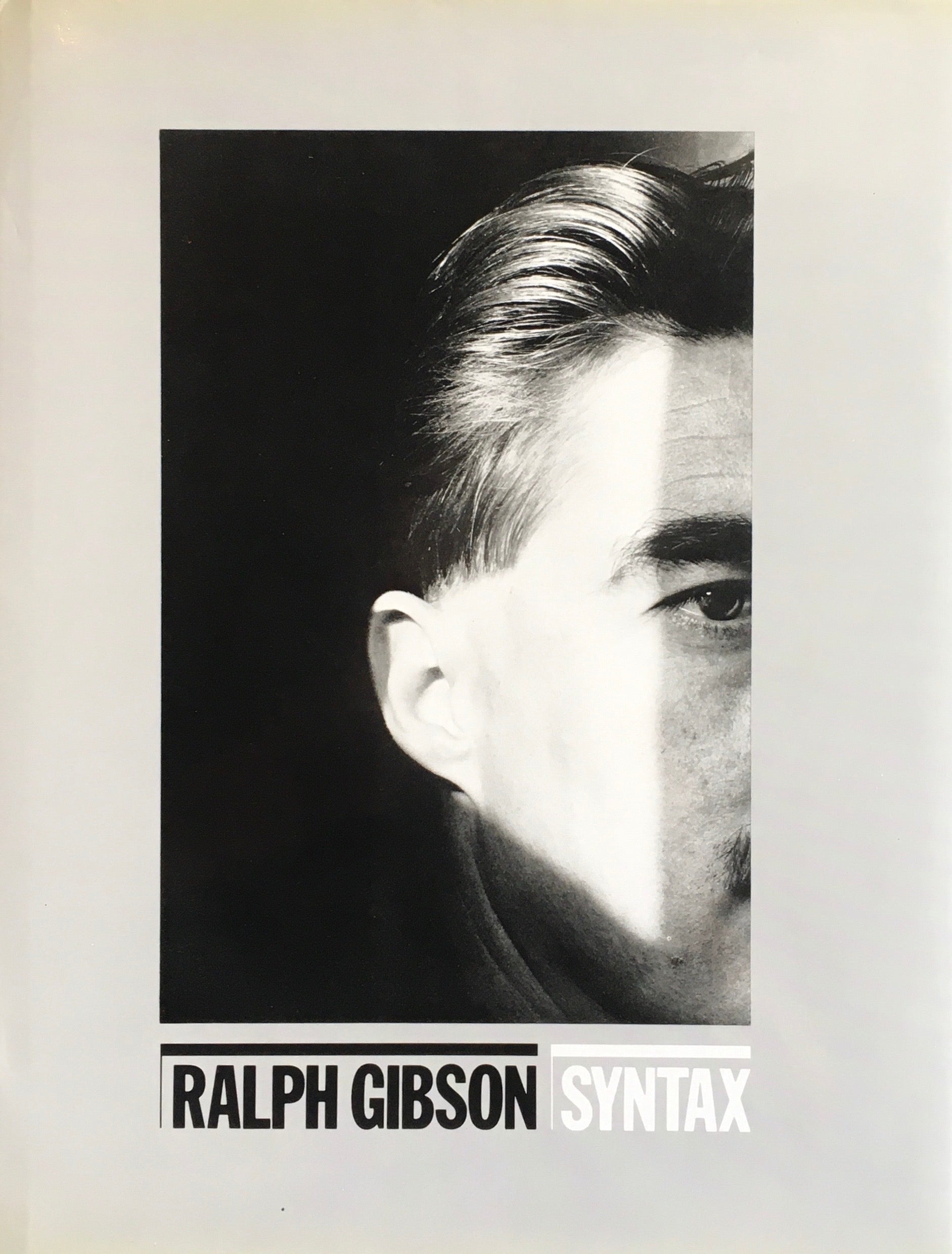 RALPH GIBSOM SYNTAX　ラルフギブソン写真集