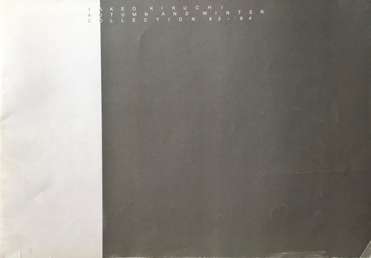 TAKEO KIKUCHI AUTUMN AND WINTER COLLECTION '83-'84 Photographs by Shoji Ueda 植田正治 MEN'S BIGI オリジナル版