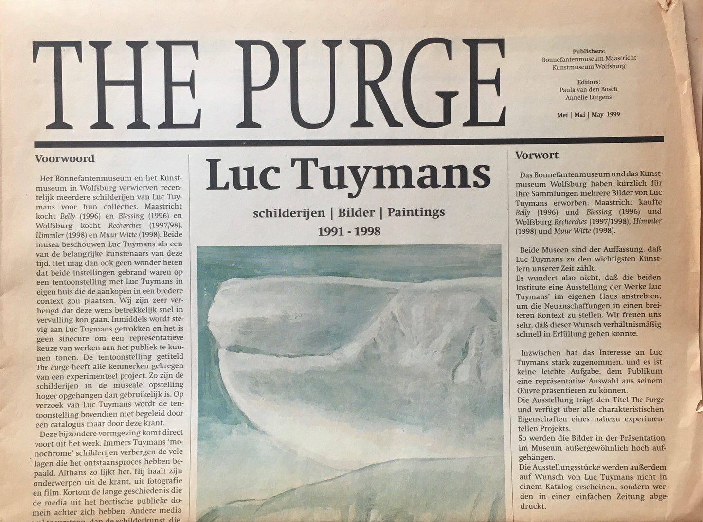 THE PURGE　Luc Tuymans