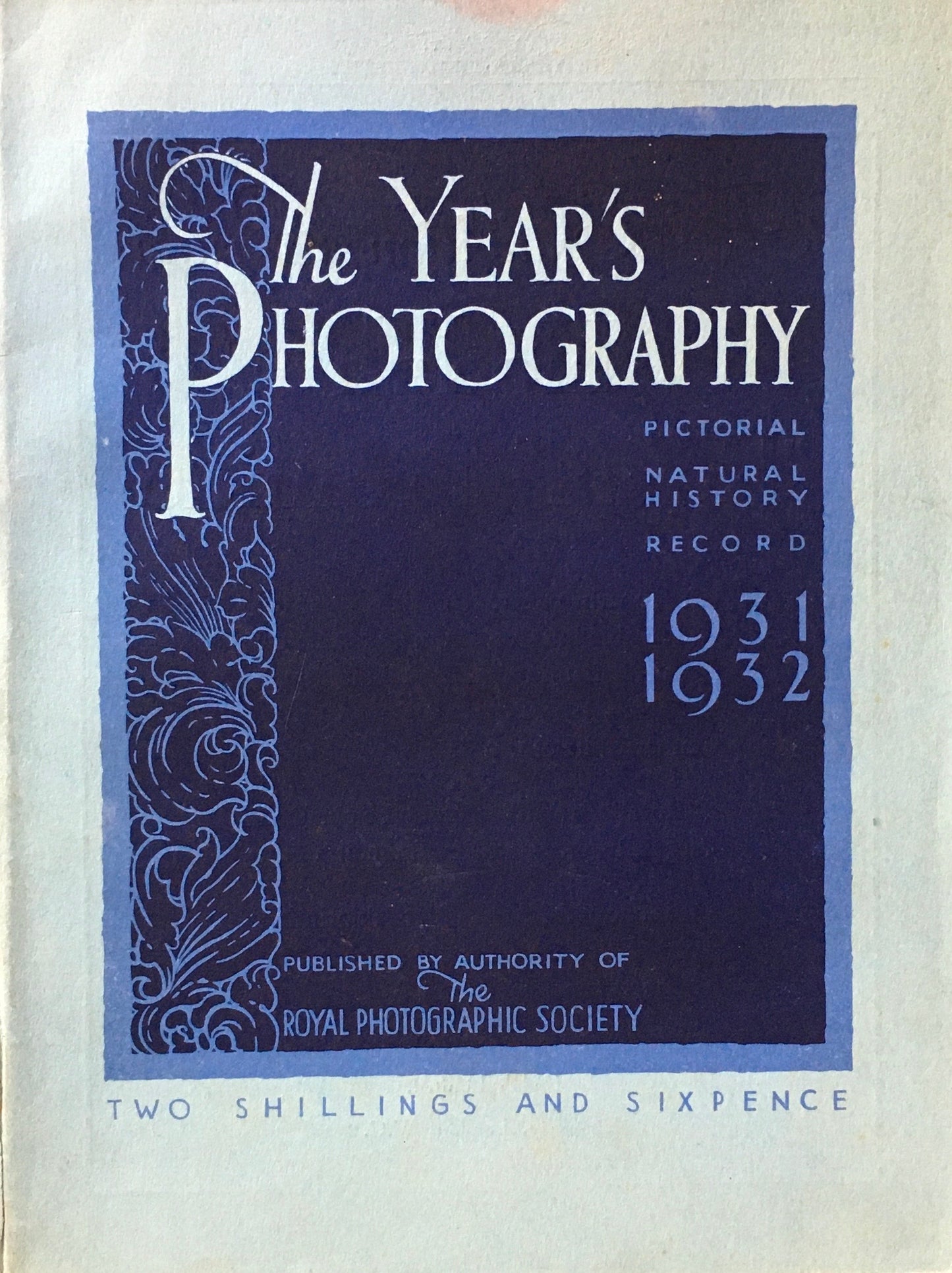 The Year's Photography　Pictorial Natural History Record　1931-1932