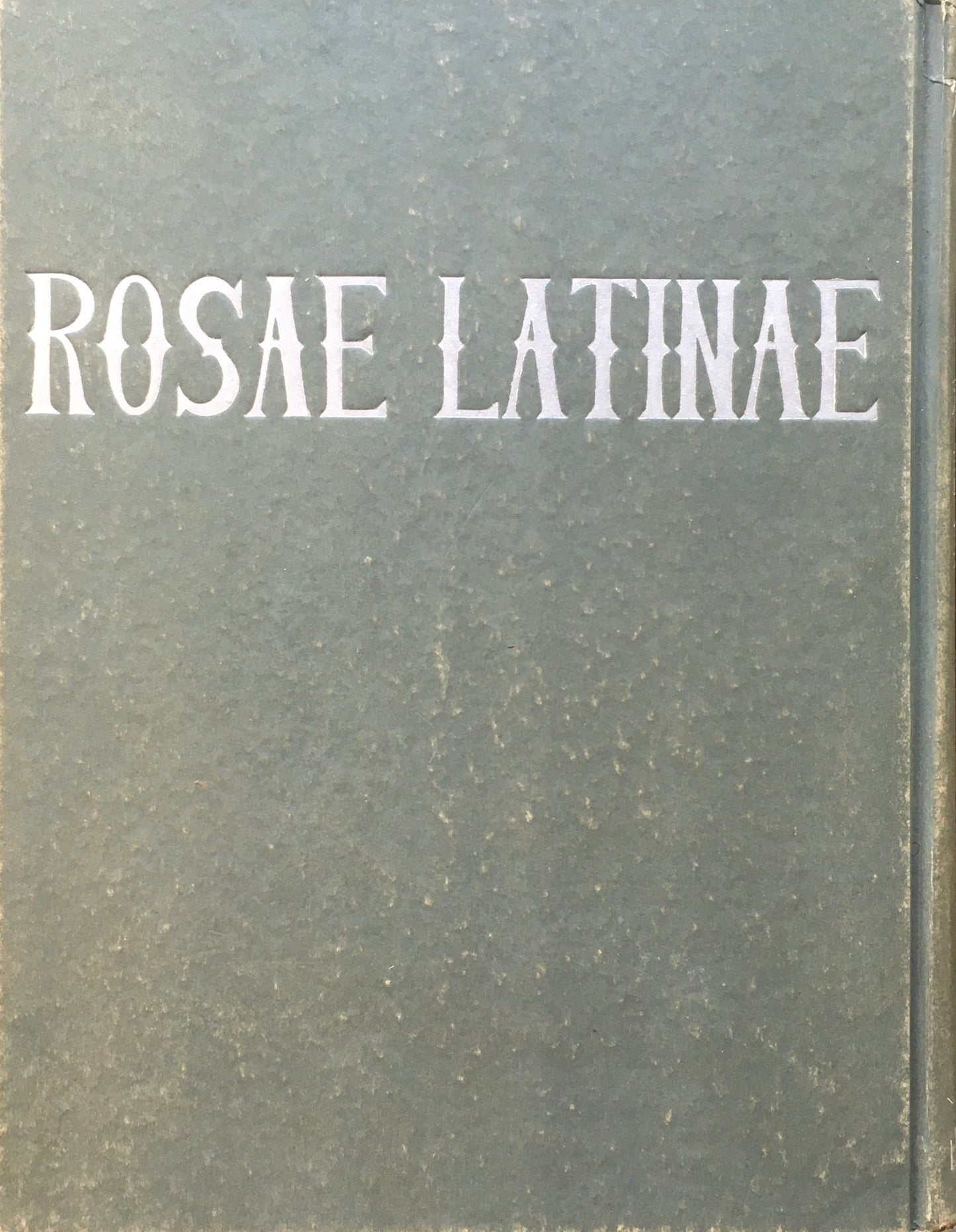 ROSAE LATINAE　吉田一穂詩集　限定1000部　カバー欠