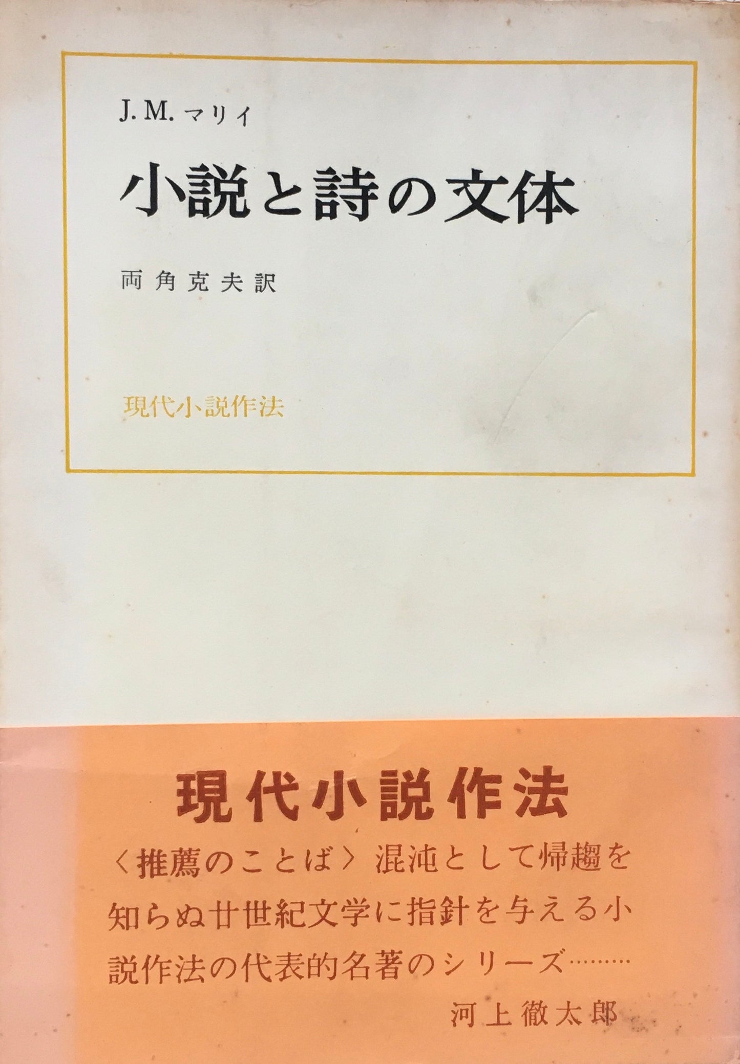 小説と詩の文体　J.M.マリイ