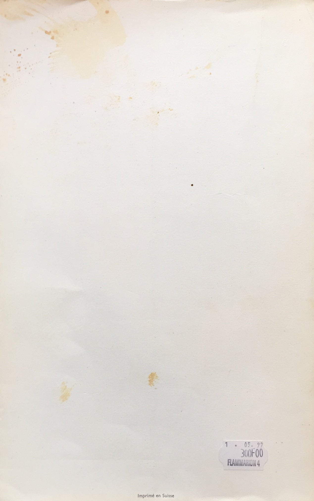 Catalogue des travaux de Jean Dubuffet　Roses d'Allah, clowns du désert　ジャン・デュビュッフェ　カタログ・レゾネ第4巻