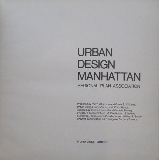 Urban Design Manhattan Regional Plan Association