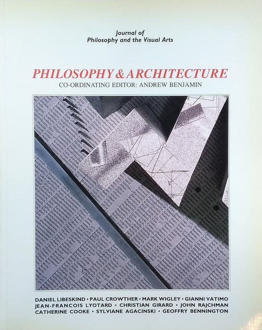 Architectural Philosophy　Andrew Benjamin